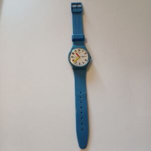 Swatch Sobleu Watch Unisex 34mm Blue Swiss Made 2018 Date GS703